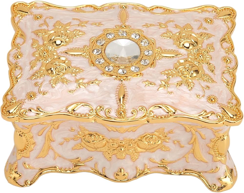 Amazon｜Hilitand ジュエリーボックス アンティーク 小物入れ キラキラ