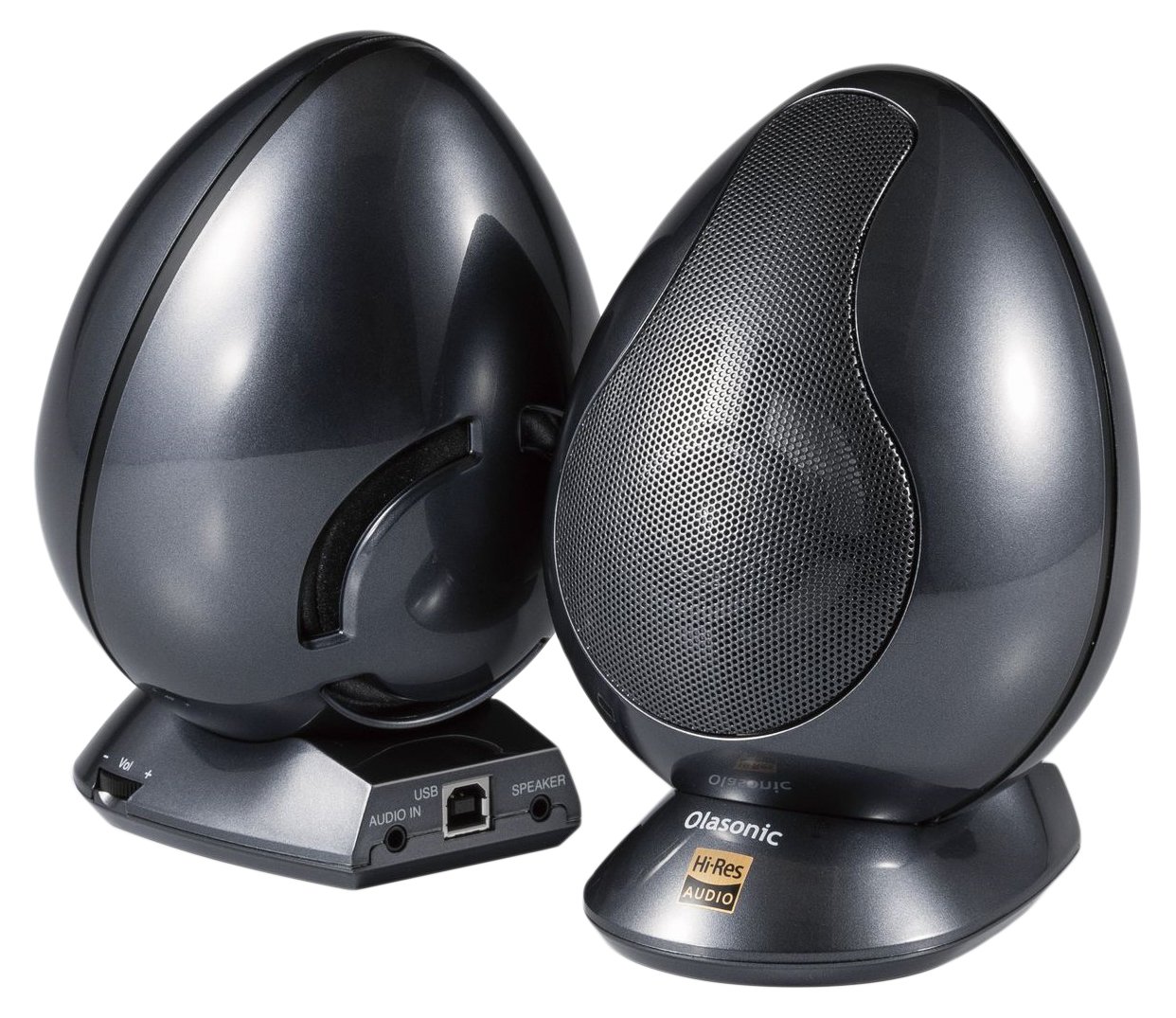 Amazon.co.jp: Olasonic USBパワードスピーカー (チタニウムグレー) TW