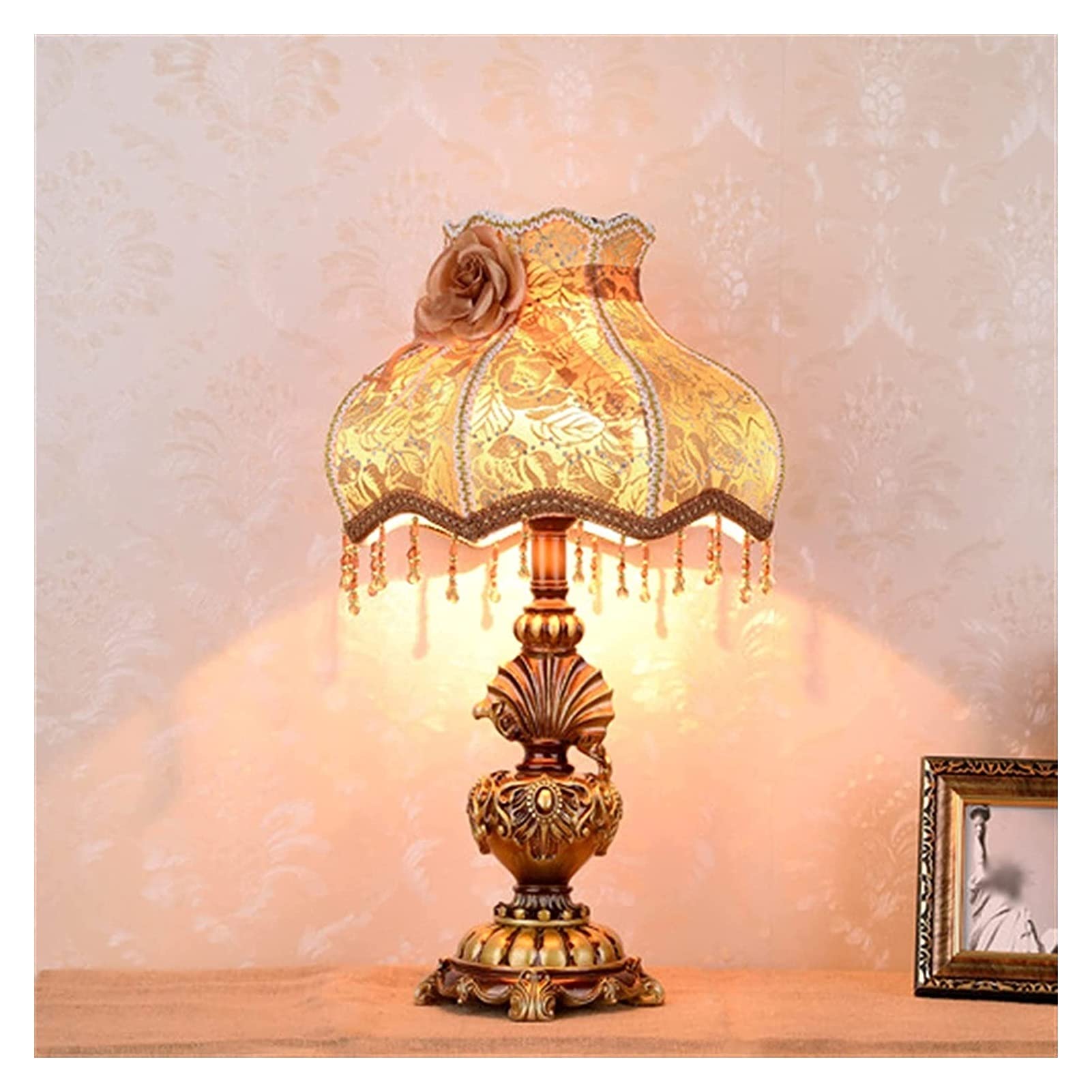 むすび＊イタリア製 テーブルランプ 卓上スタンドライト アンティーク