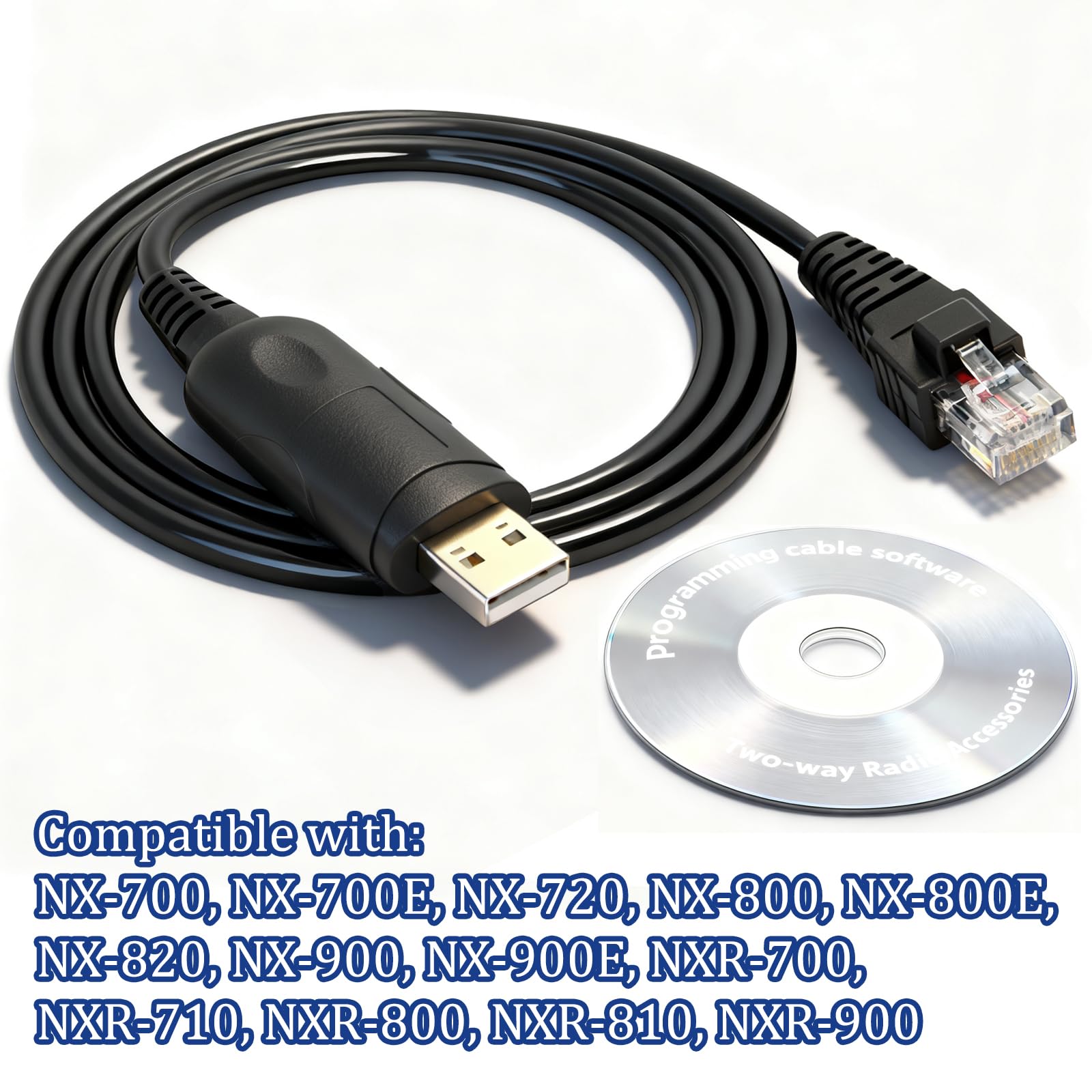 Amazon.com: KENMAX RJ45 USB Programming Cable 8-Pin for Kenwood