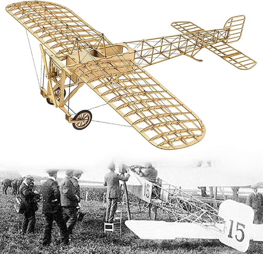 Amazon | HUIOP DWH VX14 1:23スケール 380mm 翼幅 飛行機 静的 木製