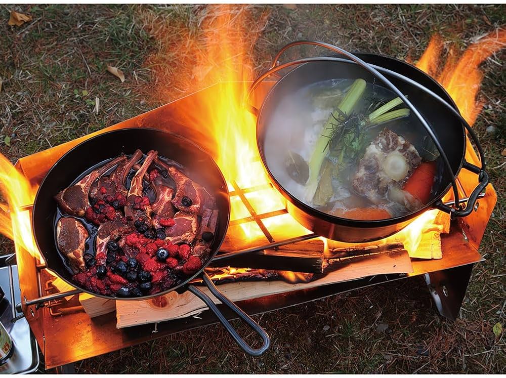 Amazon | [UNIFLAME] 薪グリルII ラージ 682852 焚火台 | UniFlame