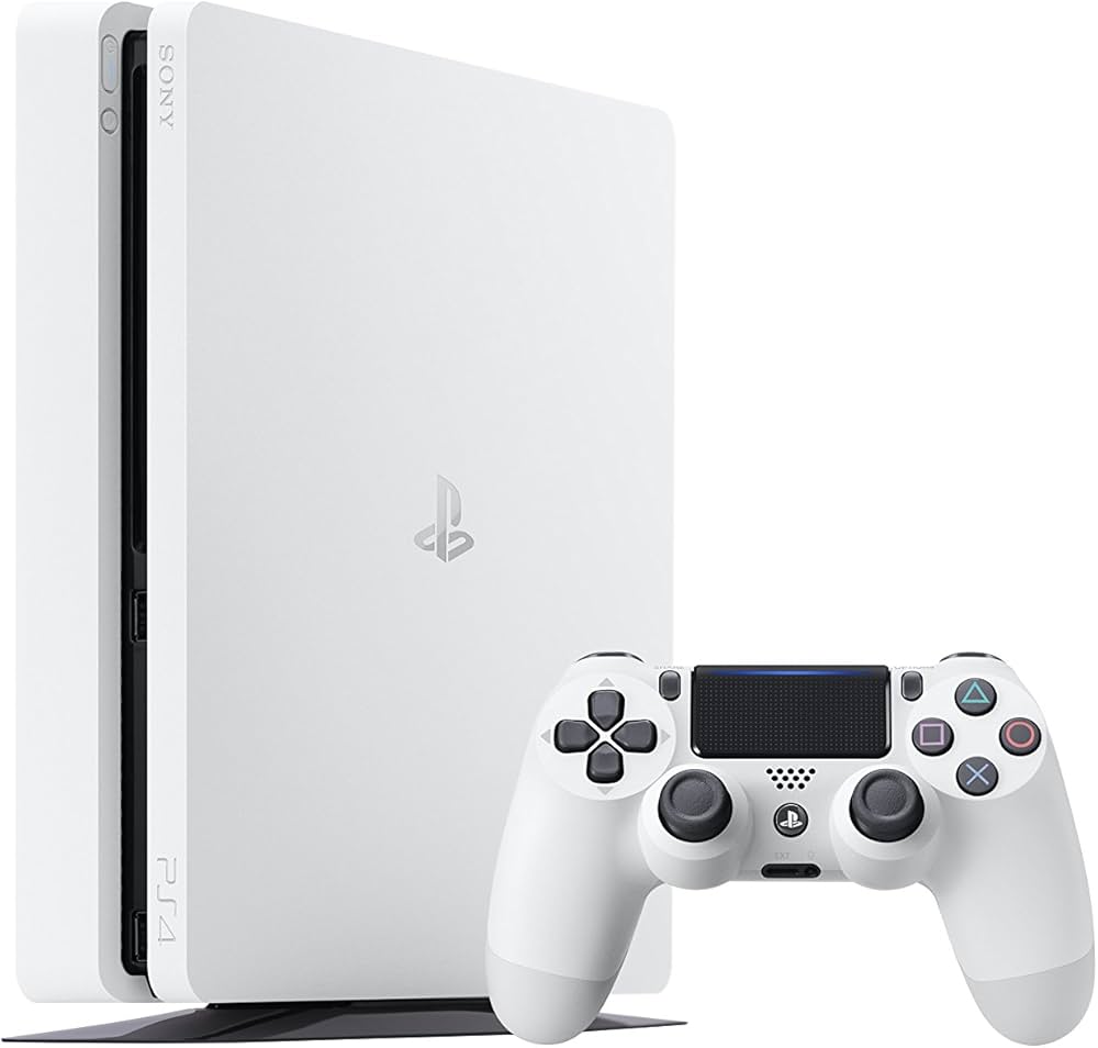 Sony PlayStation 4 Slim 500GB Console - Glacier White (Renewed