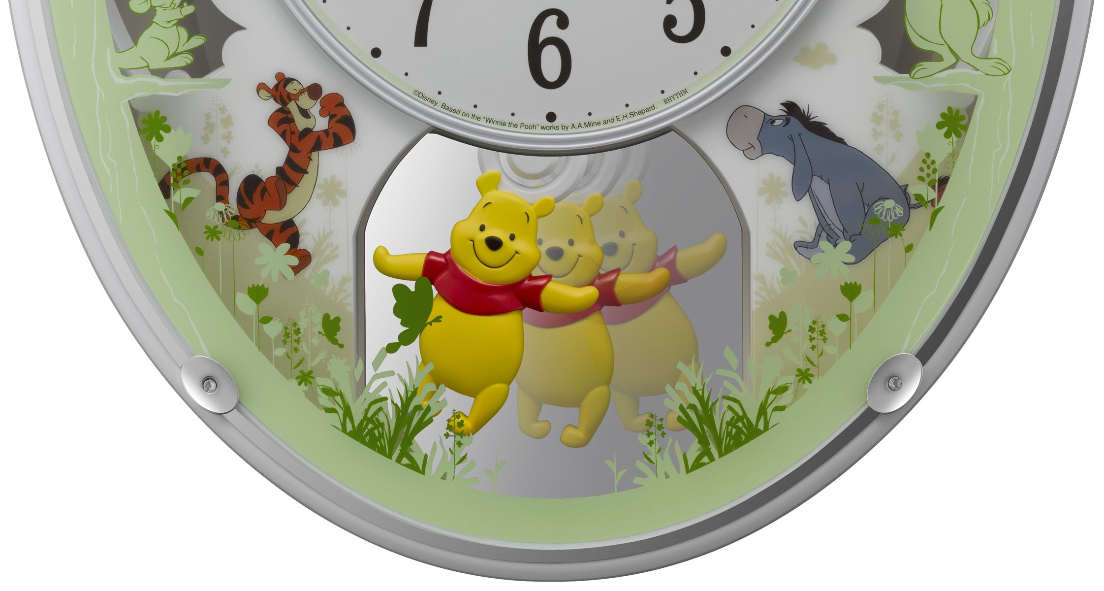 Amazon.co.jp: リズム(RHYTHM) ディズニー くまのプーさん 掛け時計