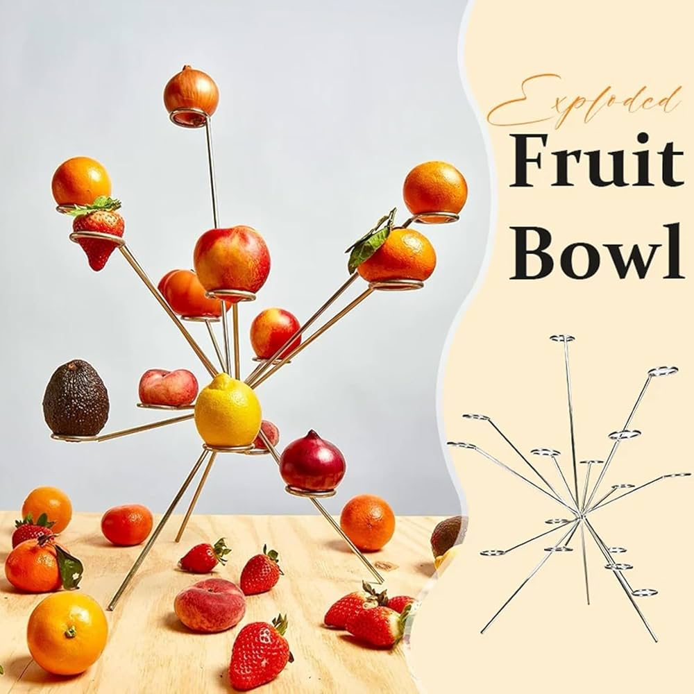 Exploded Fruit Bowl: Exploding Fruit Bowl Stand, Fireworks On The