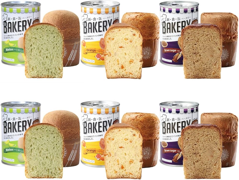 Amazon | 新食缶ベーカリー 缶入りソフトパン 備蓄食 長期保存5年間