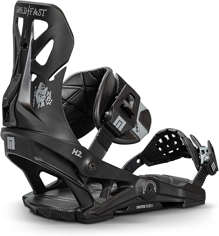 Amazon.com : Now Bindings Brigade Snowboard Binding, Black, Small