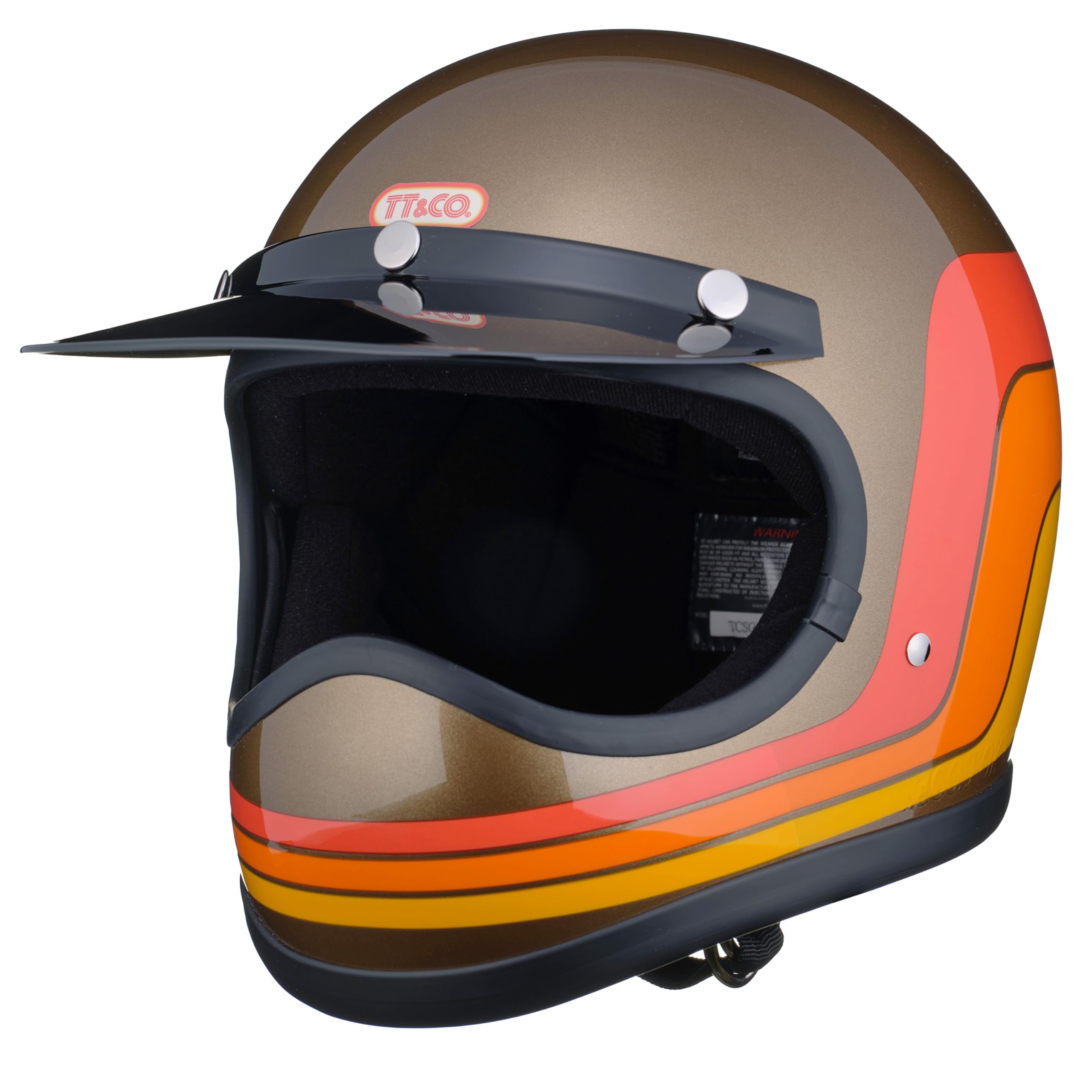 Amazon.co.jp: TT&CO. バイク ヘルメット フルフェイス トゥーカッター