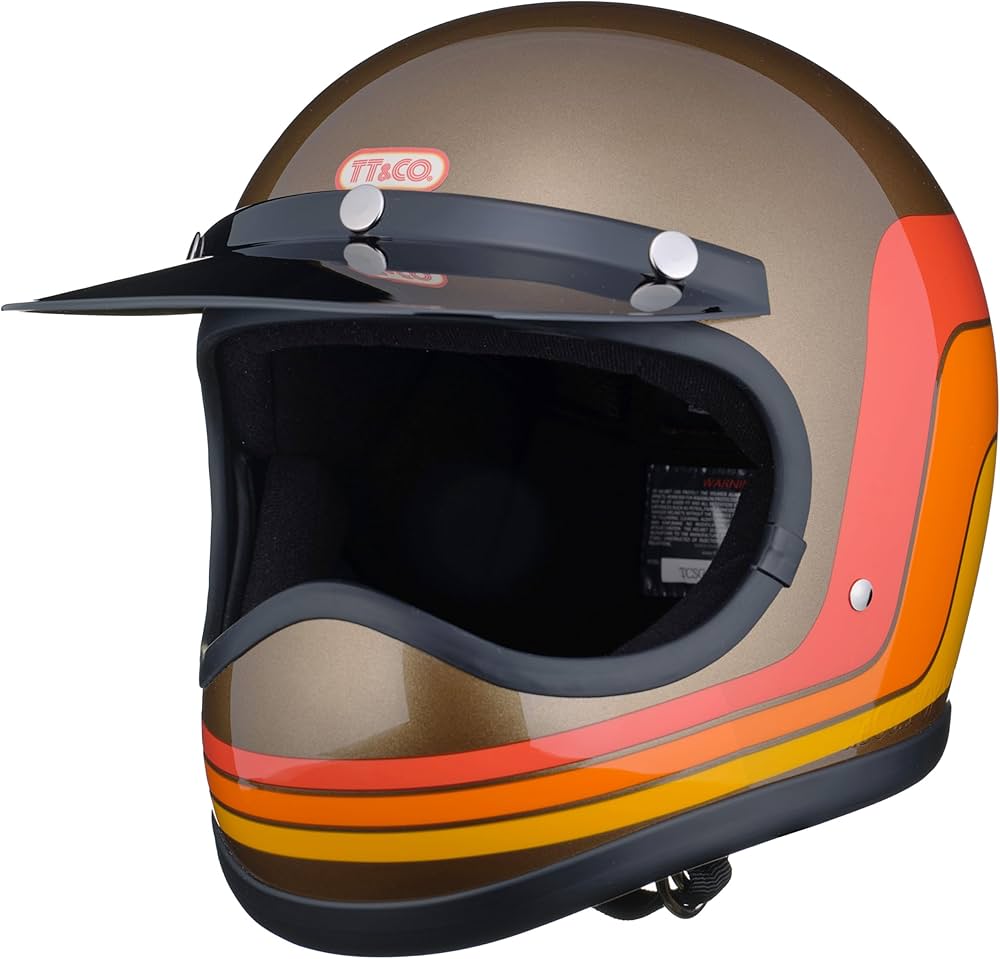 Amazon.co.jp: TT&CO. バイク ヘルメット フルフェイス トゥーカッター