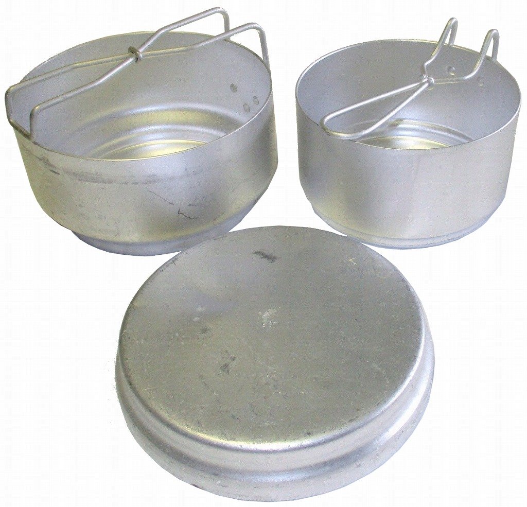 Amazon | チェコ共和国軍 メスキット 3ピース 取手なし アルミ 軍