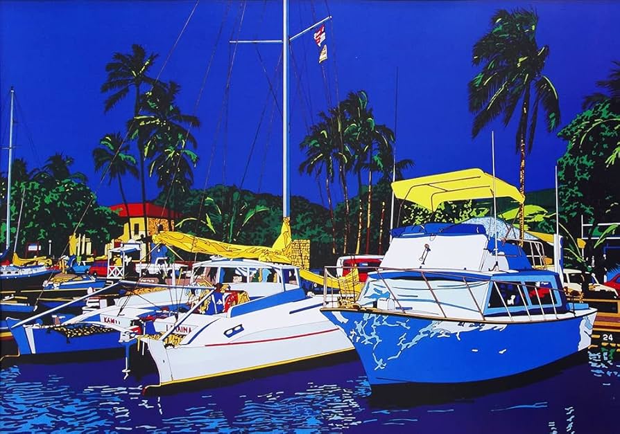 Amazon.co.jp: 鈴木英人◇【マリンウィスパー】◇アートプリント◇額装