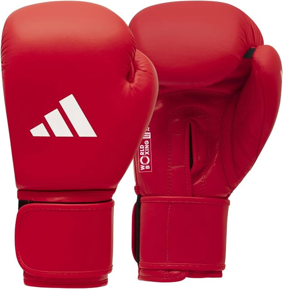 Amazon.co.jp: Adidas AIBA Competitionボクシンググローブ – レッド