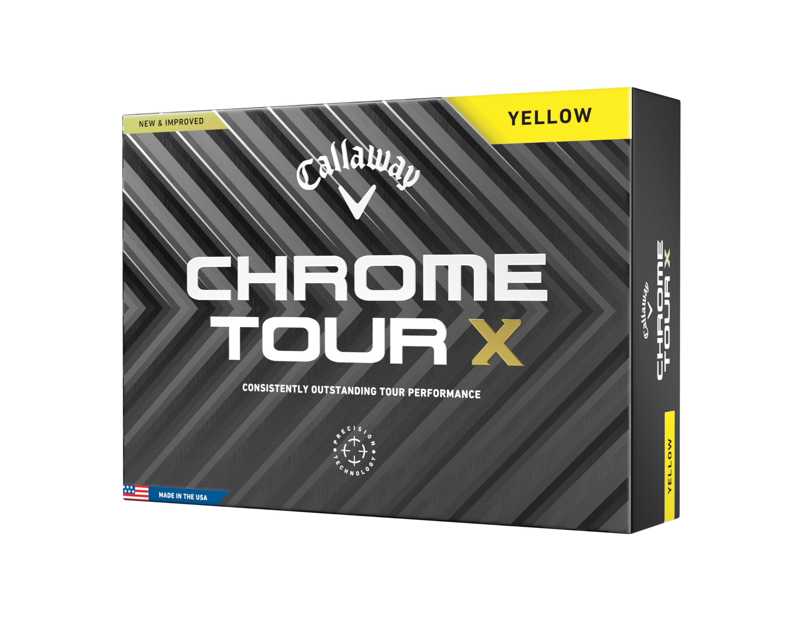 Amazon.co.jp: Callaway (キャロウェイ) ゴルフボール Chrome Tour X