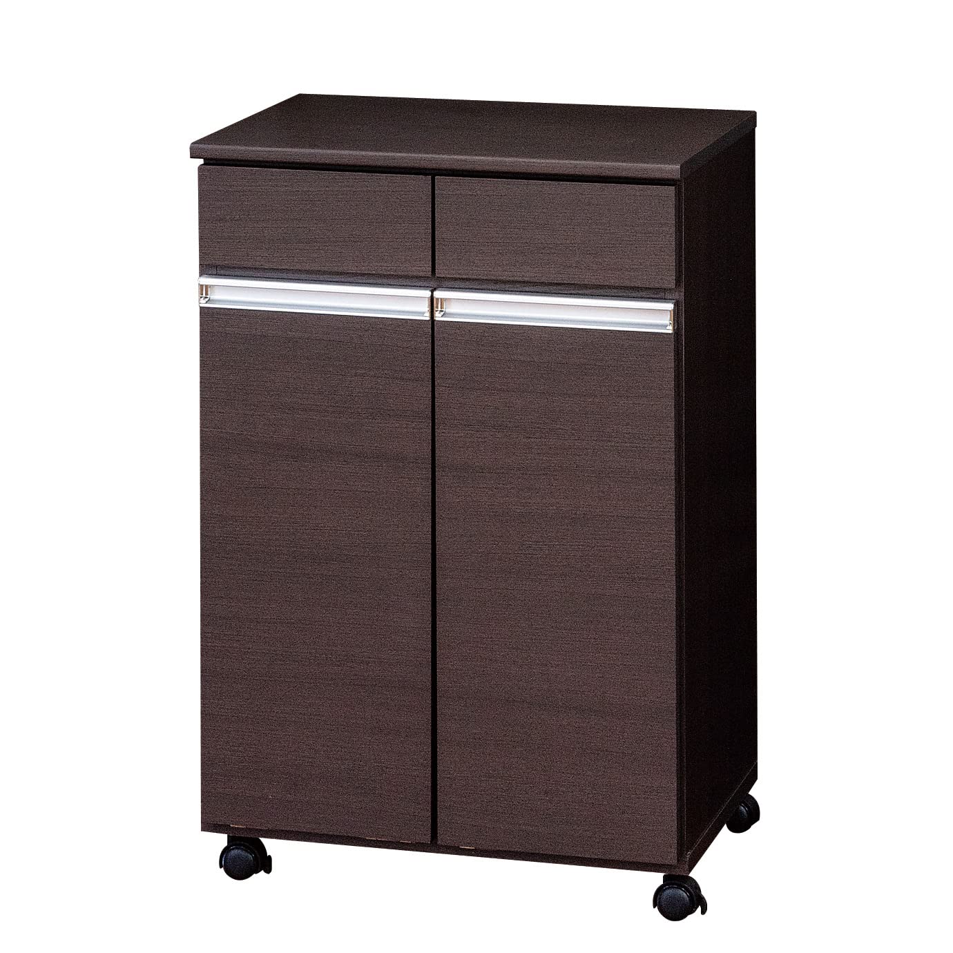 Amazon｜クロシオ 分別 ダイニングダストボックス 2D 木目ブラウン 幅