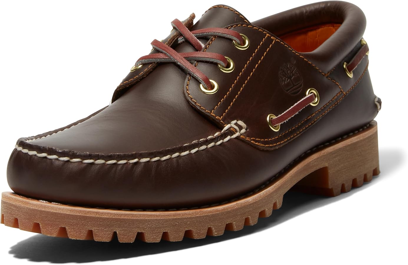 Amazon.com | Timberland Men's Authentic 3-Eye Lug Handsewn Boat