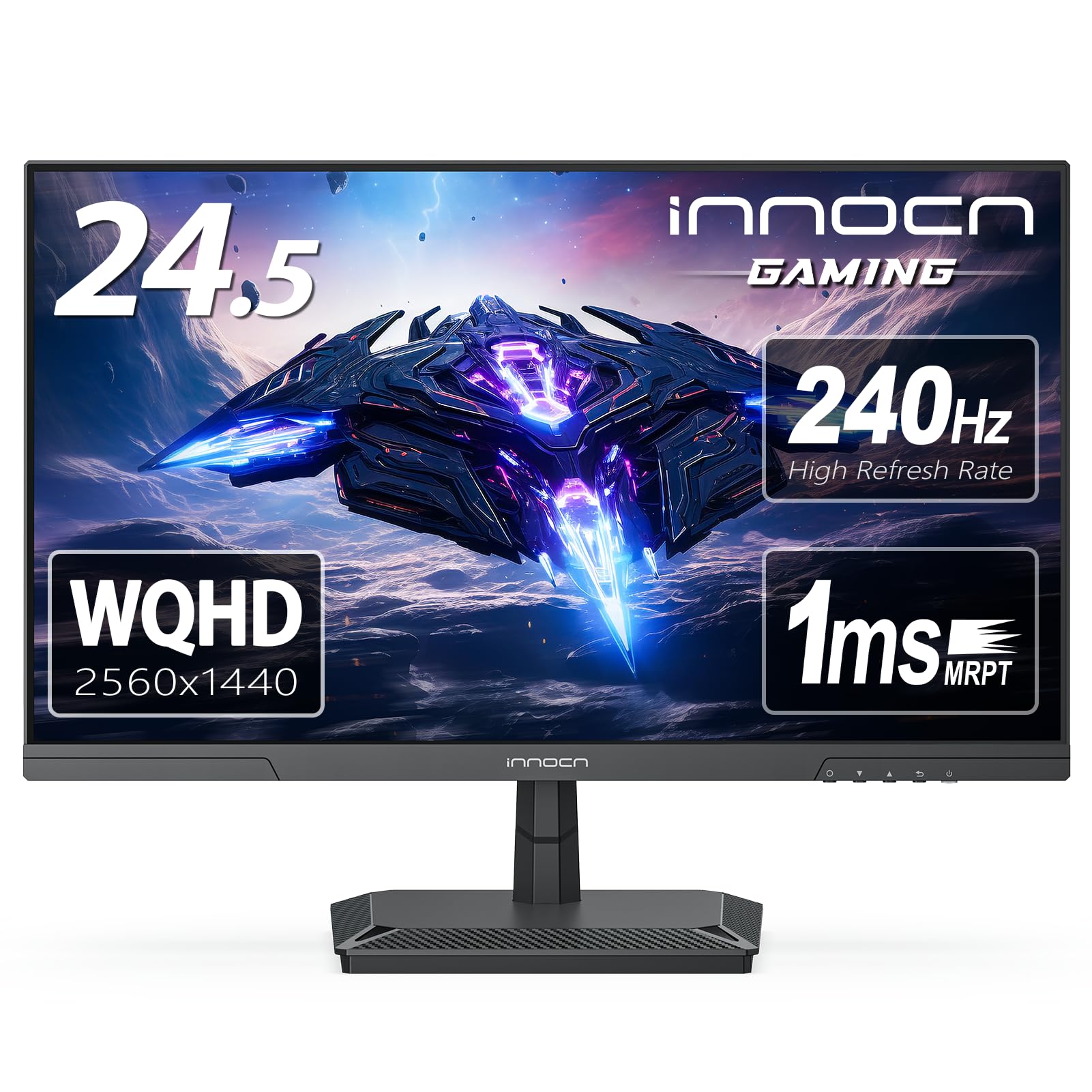 Amazon.com: INNOCN 24.5 Inch Gaming Monitor 1440P 240Hz QHD 2K PC