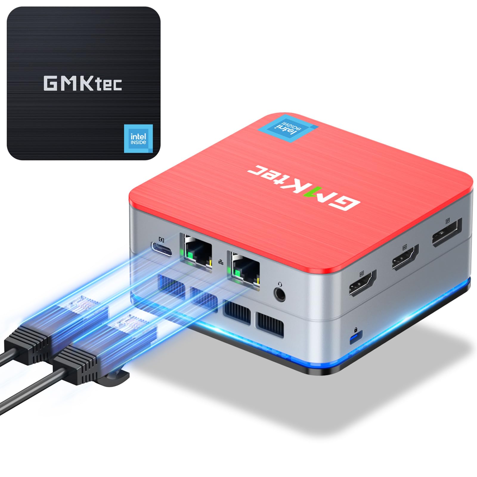 GMKtec Mini PC Intel N150(Turbo 3.6GHz) 12GB DDR5 512GB SSD Dual