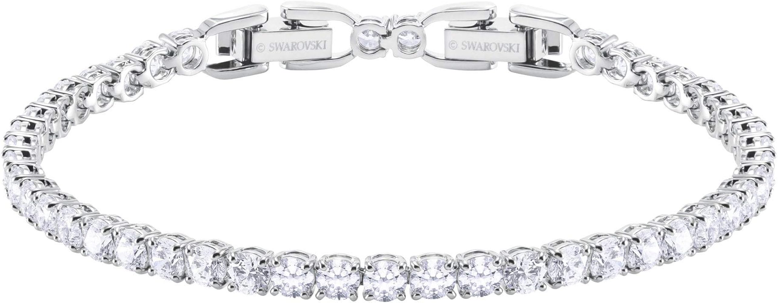 ほぼ新品 SWAROVSKI テニス Dluxe ブレスレット スワロフスキー ほぼ