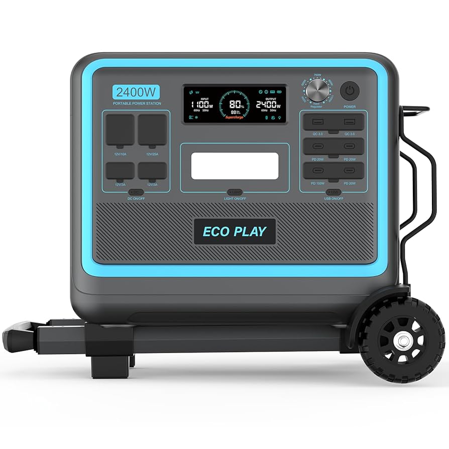 Eco Play 2400W Portable Power Station 【公式通販】