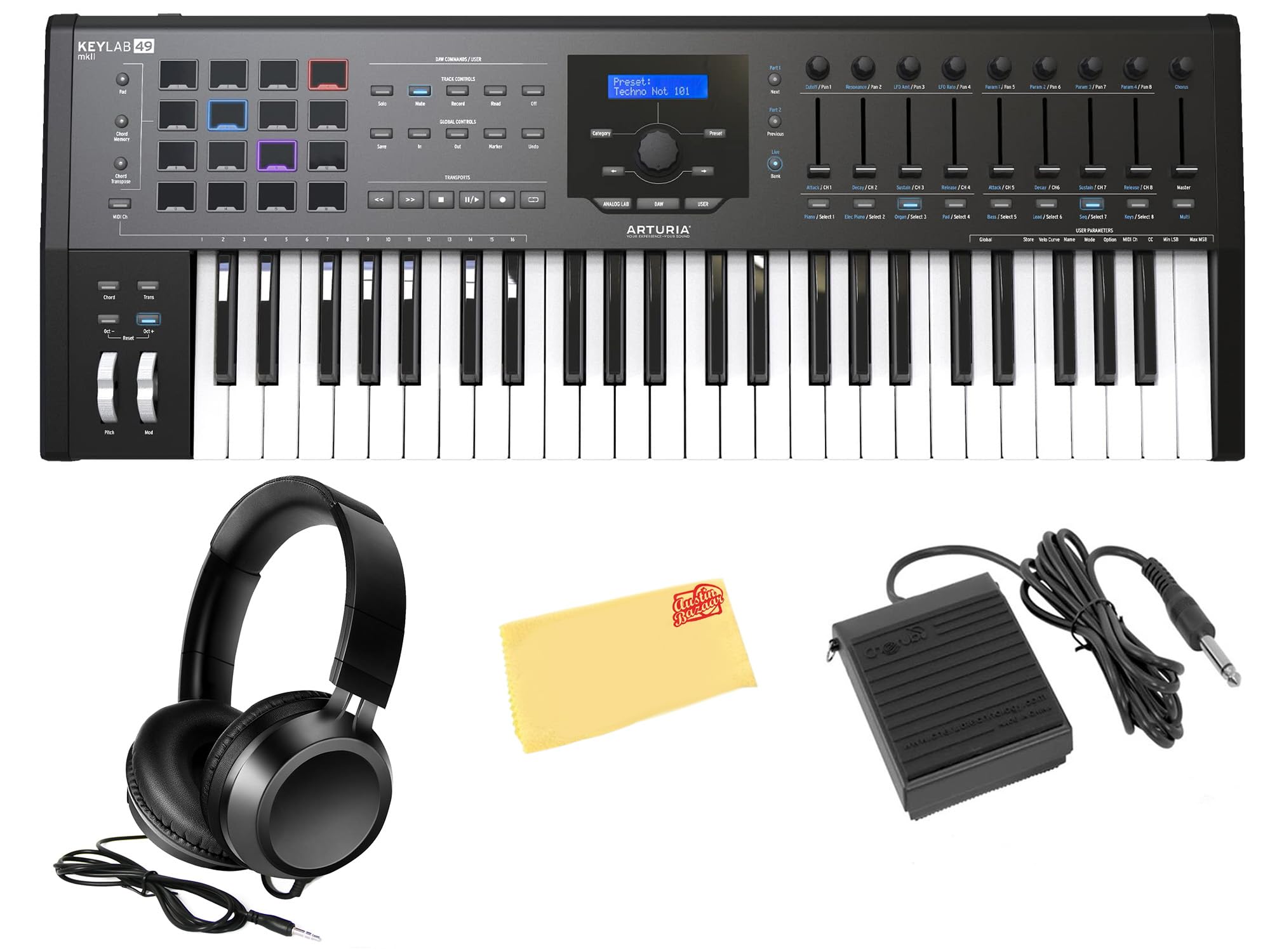 Amazon.com: Arturia KeyLab 49 MkII MIDI Keyboard Controller