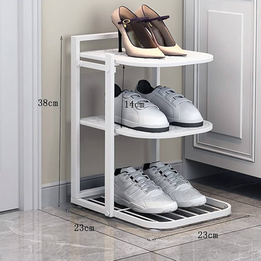 Amazon｜3層 シューズラック 靴収納 靴棚 下駄箱 3足 玄関収納 靴入れ
