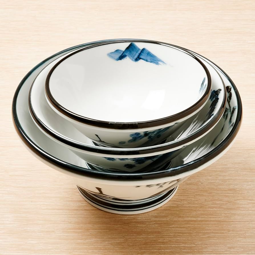 Amazon | AFURI オリジナル らーめん丼 (黒紺) ラーメン丼 日本製 美濃