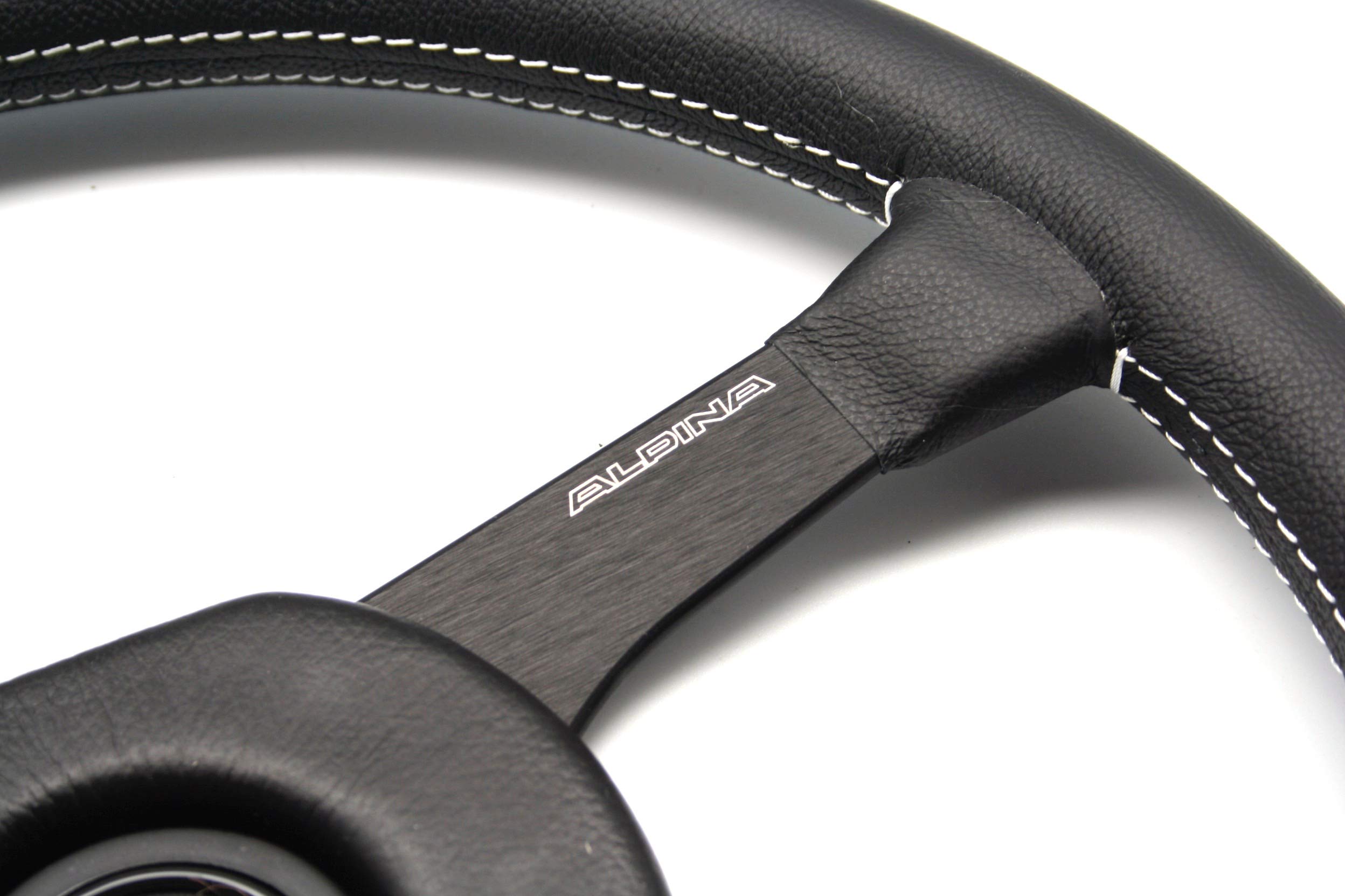 Amazon | ALPINA MOMO ハンドルカバー 4本スポークブラックレザー