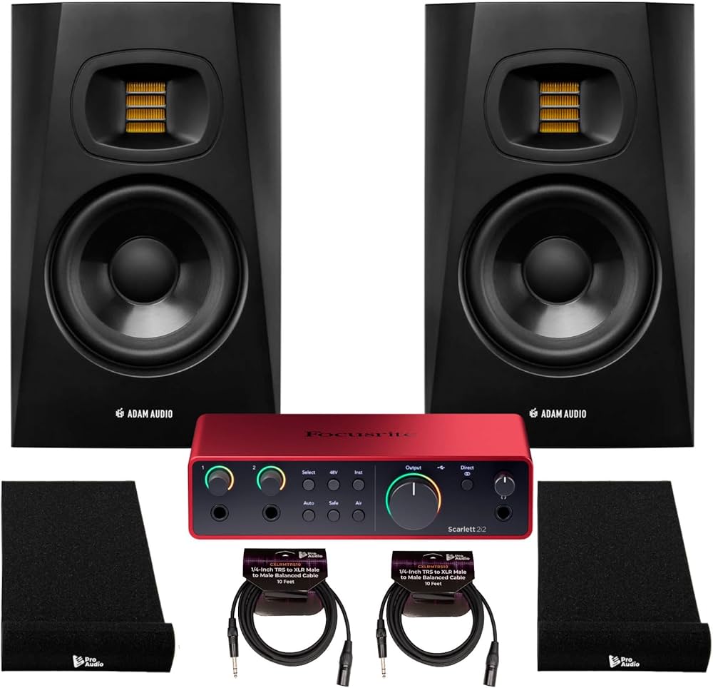 Amazon | Focusrite Adam Audio T5V スタジオモニタースピーカー 強力