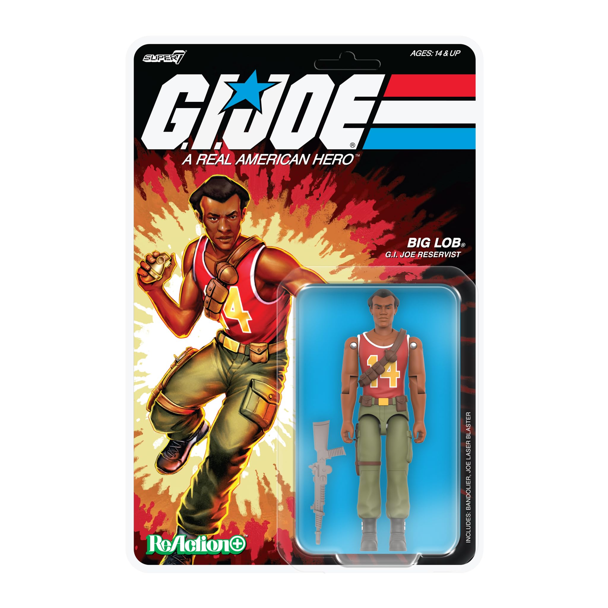 Amazon.com: Super7 Reaction+ G.I. Joe Big Lob - 3.75
