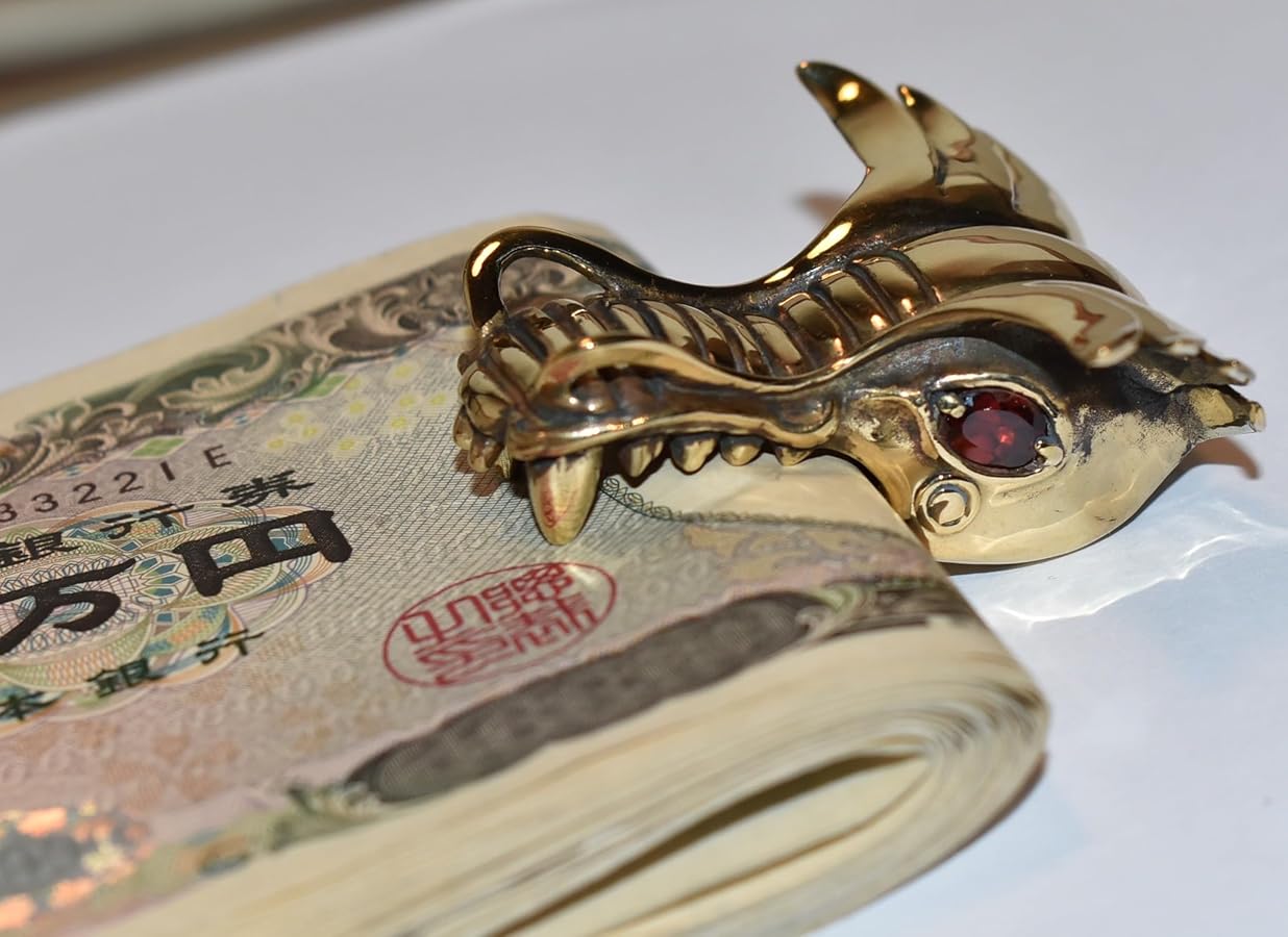 Amazon | [株式会社ジェイアールエス] マネークリップ ガーネット付