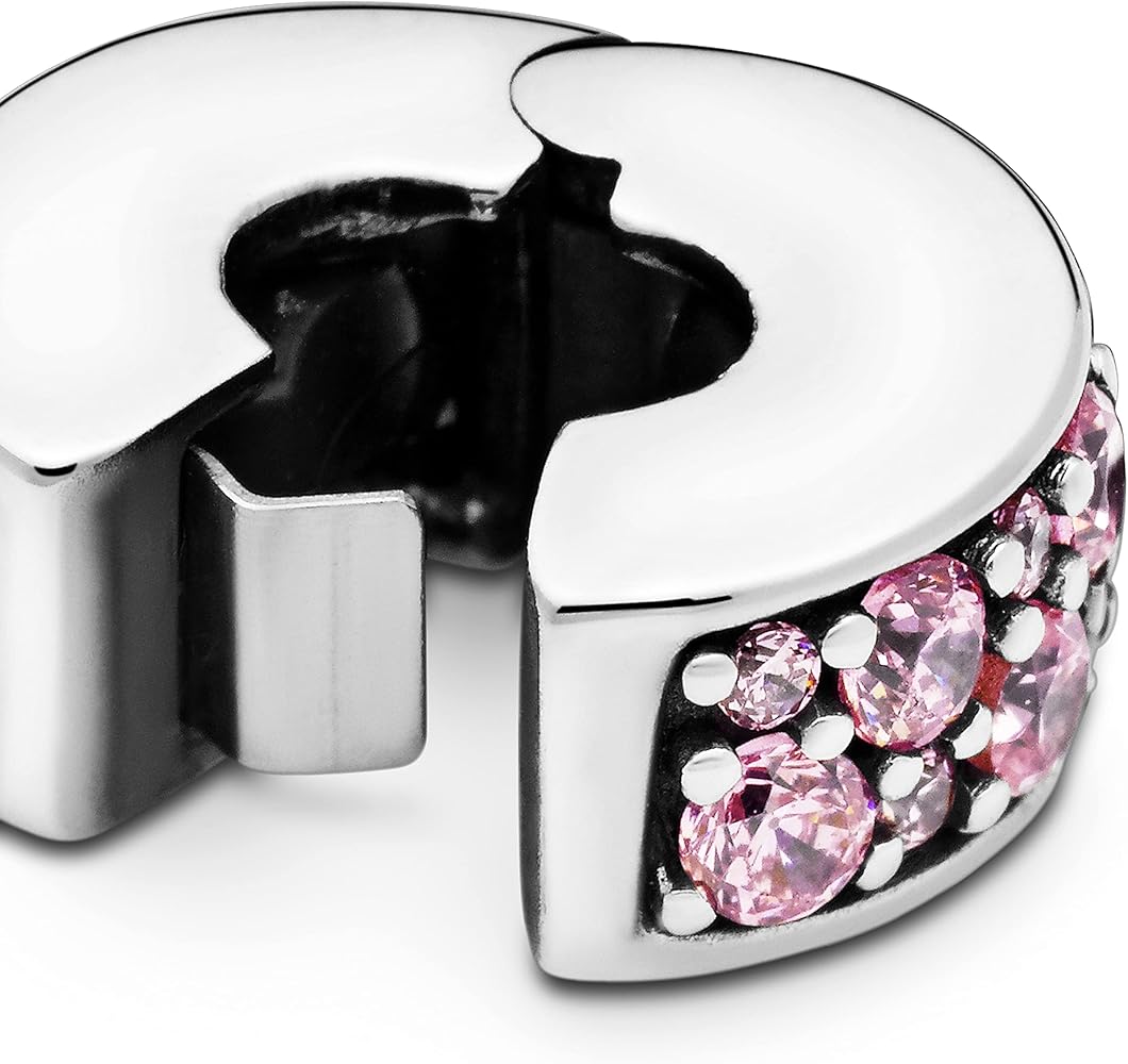 Amazon | [パンドラ] Pandora Pink Shining Elegance クリップ