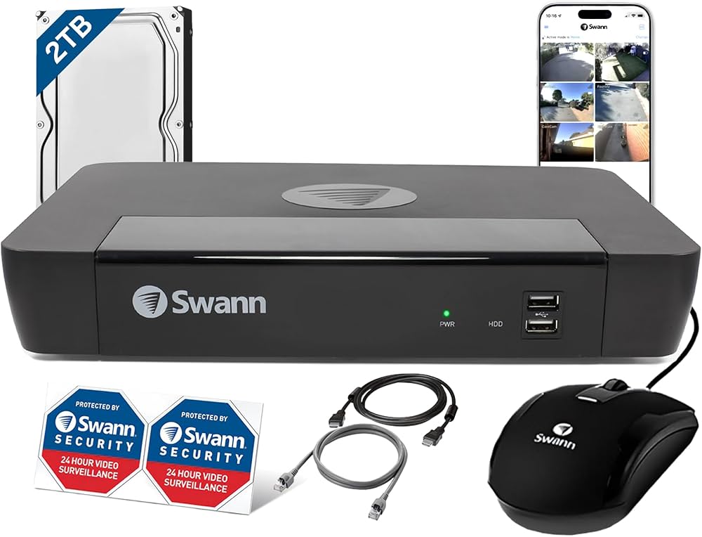 Amazon.co.jp: 【日本正規代理店】Swann セキュリティカメラ 8CH 4K