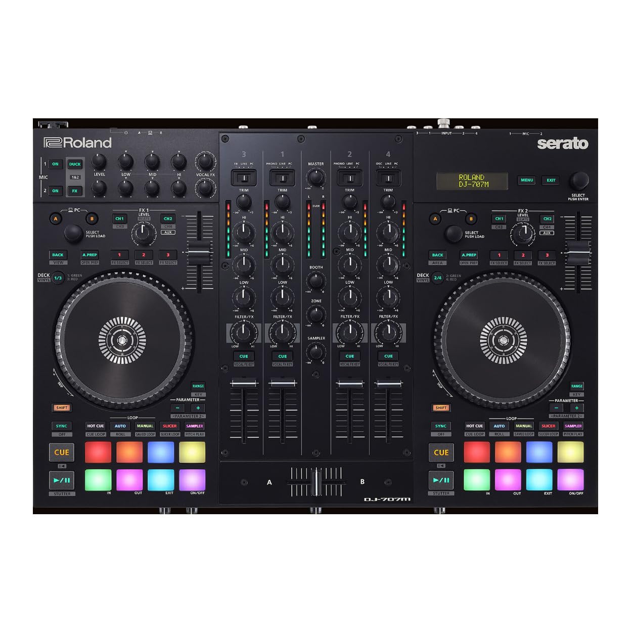 Amazon | Roland ローランド DJコントローラー DJ-707M Serato DJ Pro
