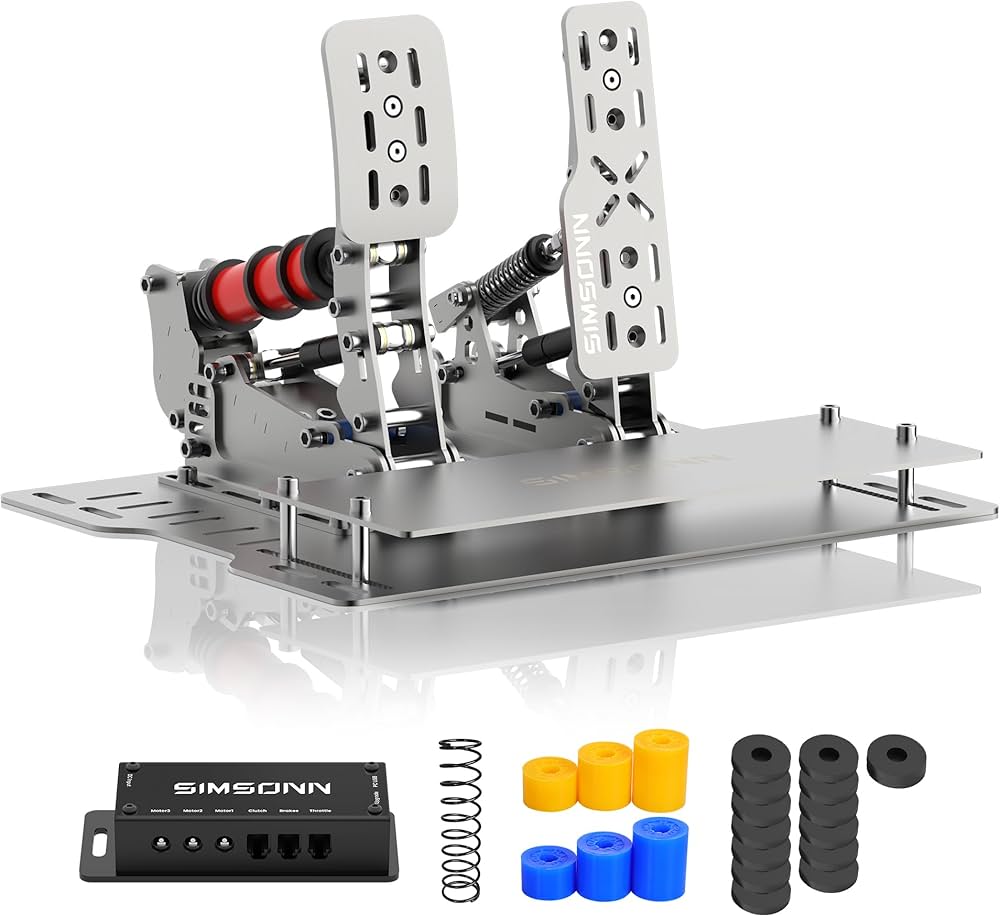 SIMSONN Plus X Pedals Sim Racing Pedals PC Racing Simulator