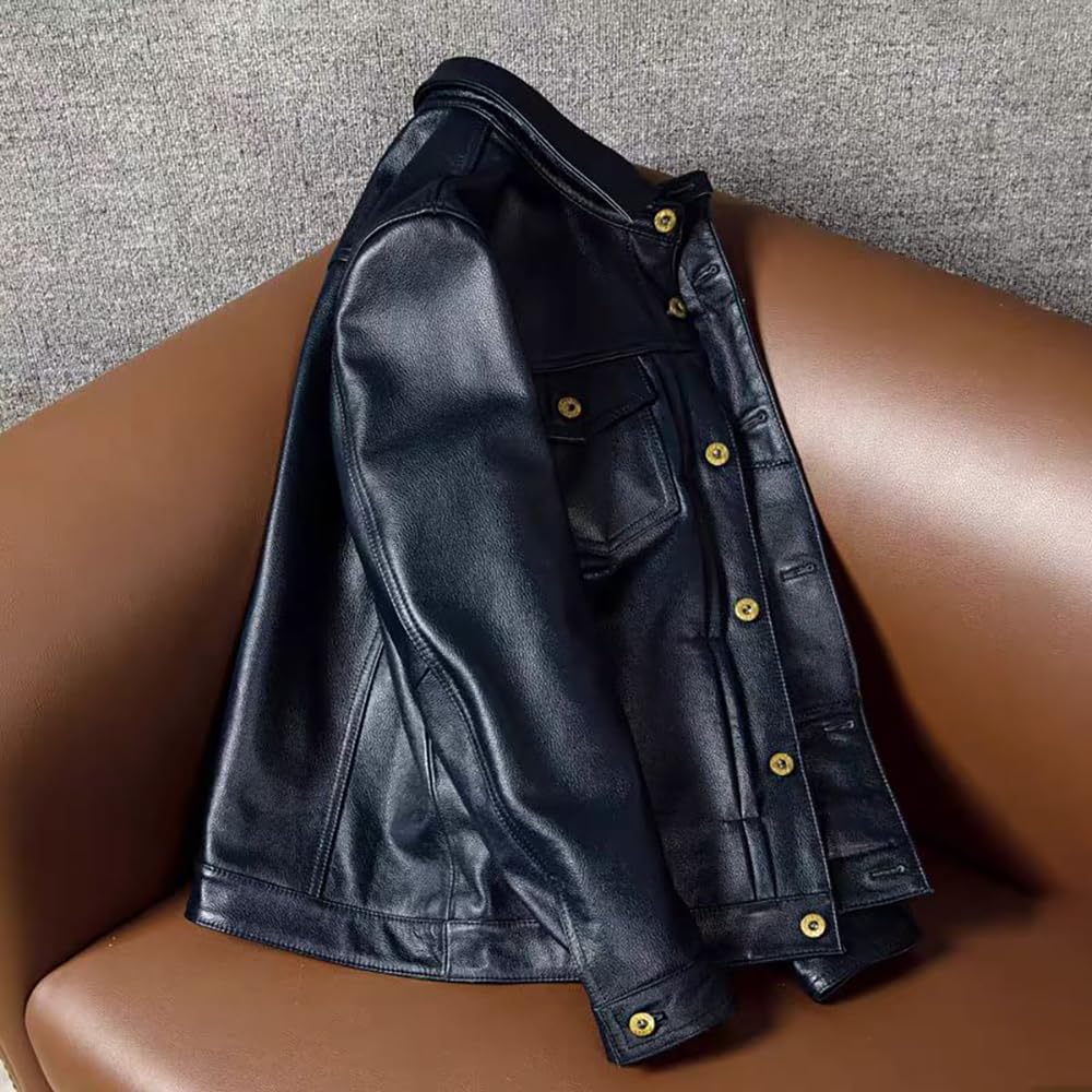 Amazon | [FORTIME] 本革ジャケット ライダースジャケット メンズ 牛革