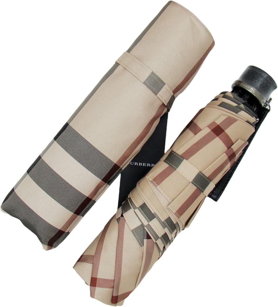 Amazon | [BURBERRY] [バーバリー] 婦人 レディース 折り畳み 傘 雨傘