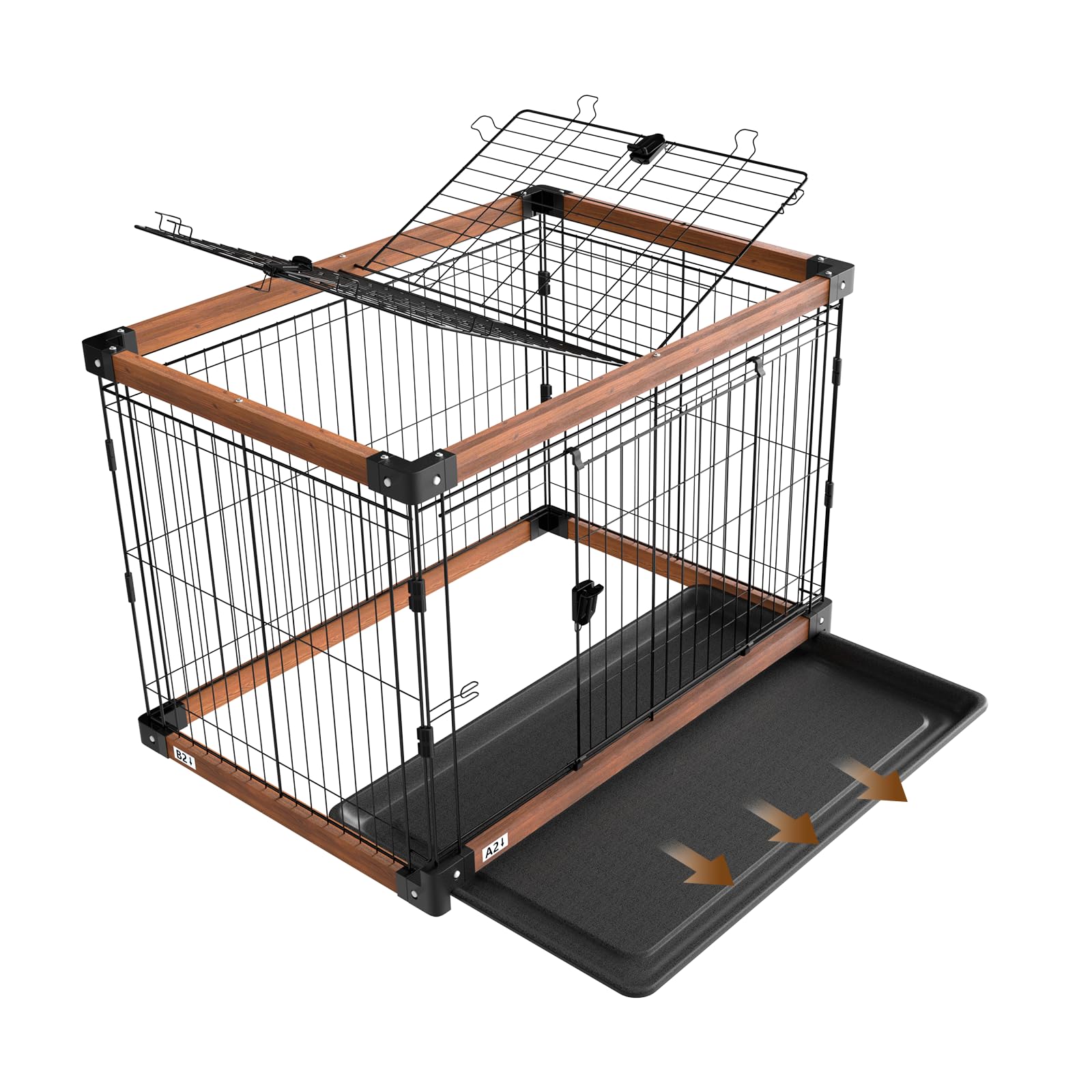 Amazon.co.jp: MEASUNM 犬ケージ 犬サークル 簡単組み立て ケージ