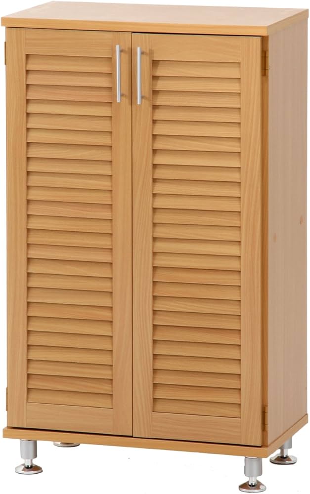 Amazon｜不二貿易(Fujiboeki) 玄関 ルーバーシューズボックス 幅60cm