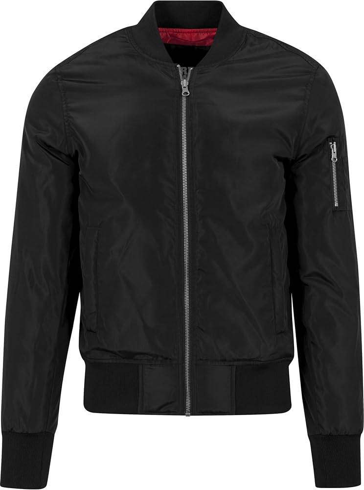 2-Tone Bomber Jacket blk/blk M at Amazon Men's Clothing store