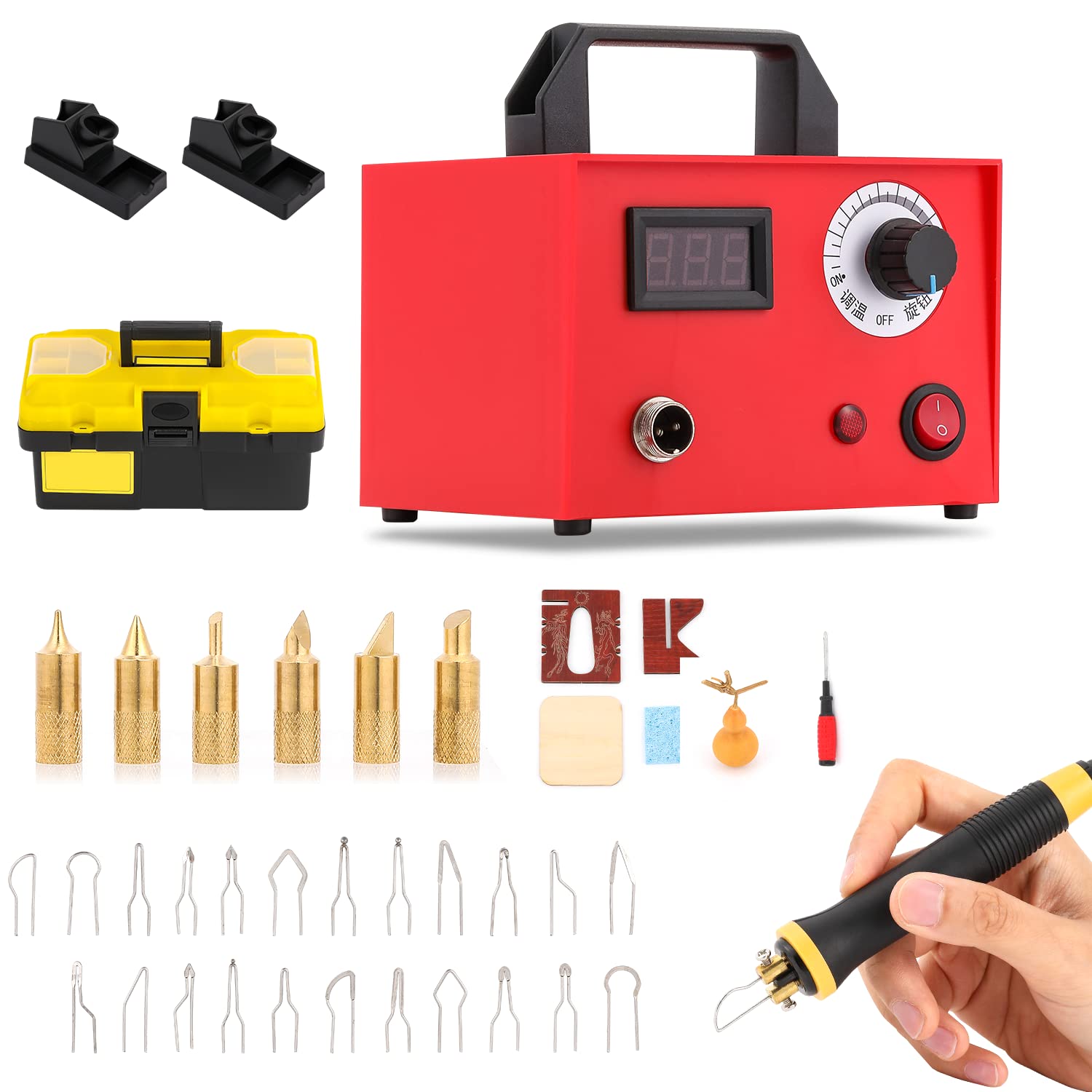 Amazon | Huanyu ウッドバーニングセット 電熱ペン 100-700℃温度調節