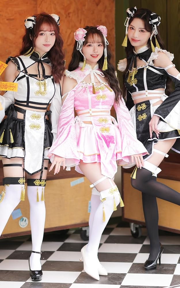 Amazon.co.jp: [Malymoon] キョンシー チャイナドレス チャイナ お化け