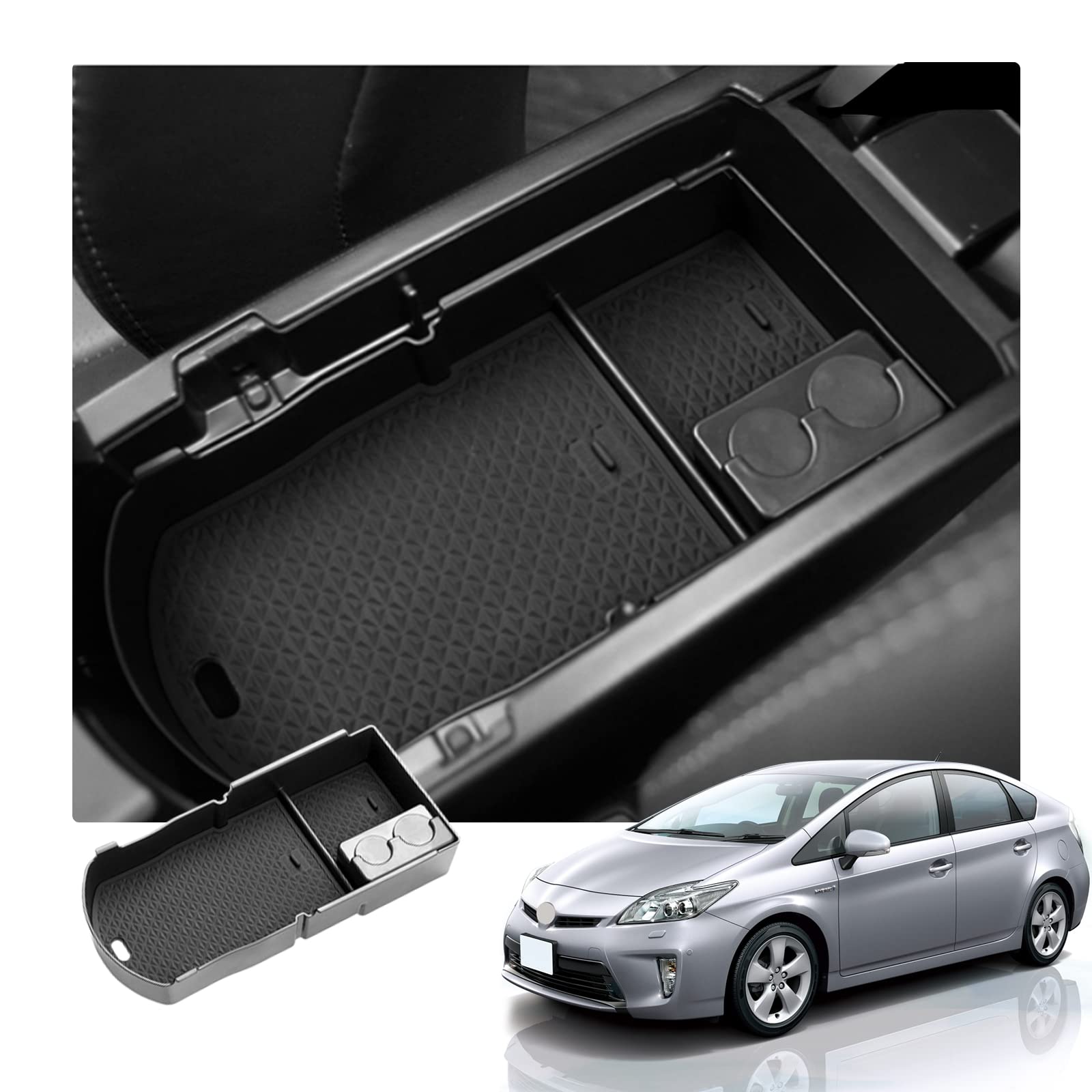 Amazon | 【RUIYA】プリウス 30系 ZVW30 専用 コンソールトレイ