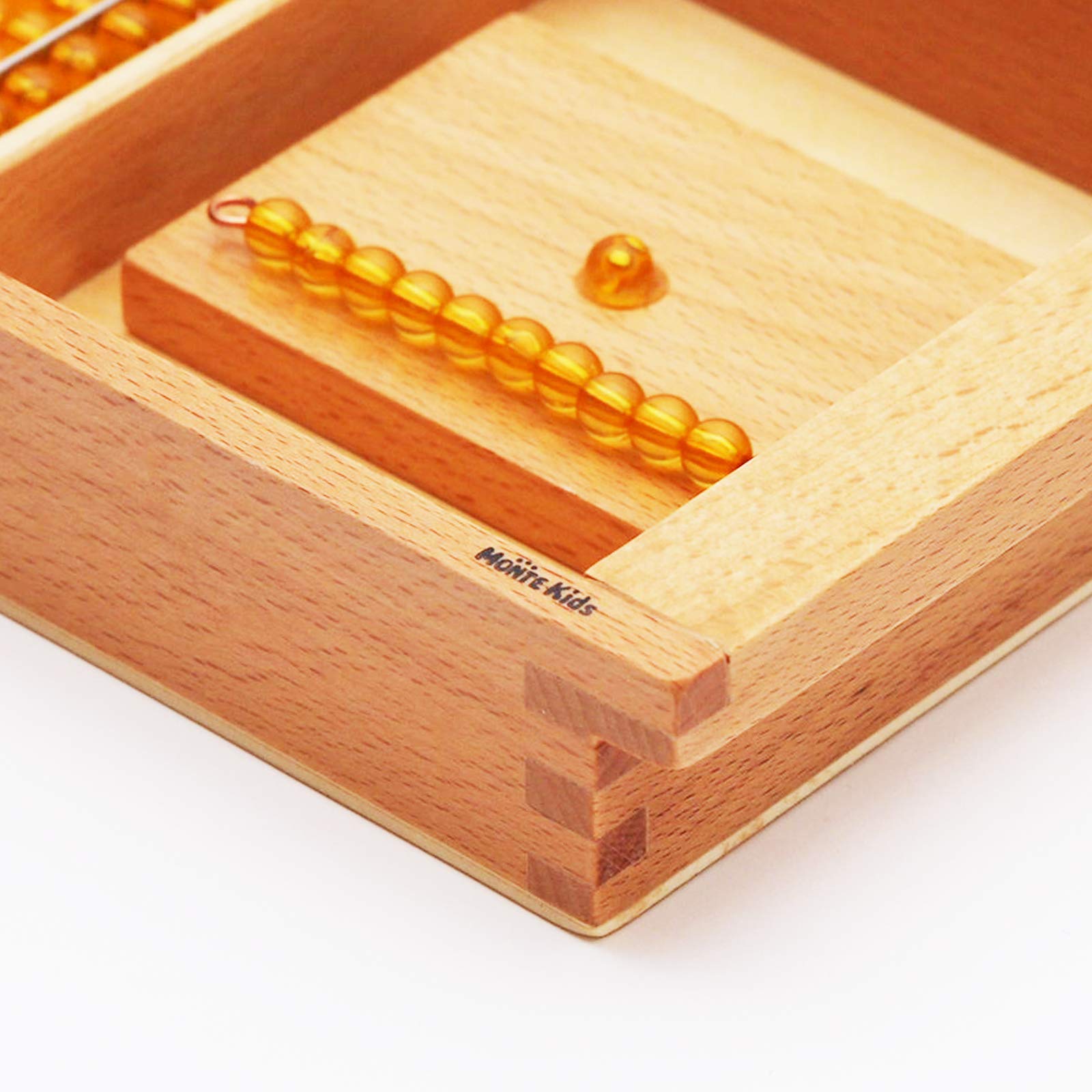 Amazon | 【MONTE Kids】モンテッソーリ教具 - 十進法1-1000の金ビーズ