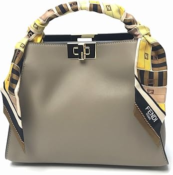 Amazon | フェンディ スカーフ レディース シルク100% 120cm x 5cm