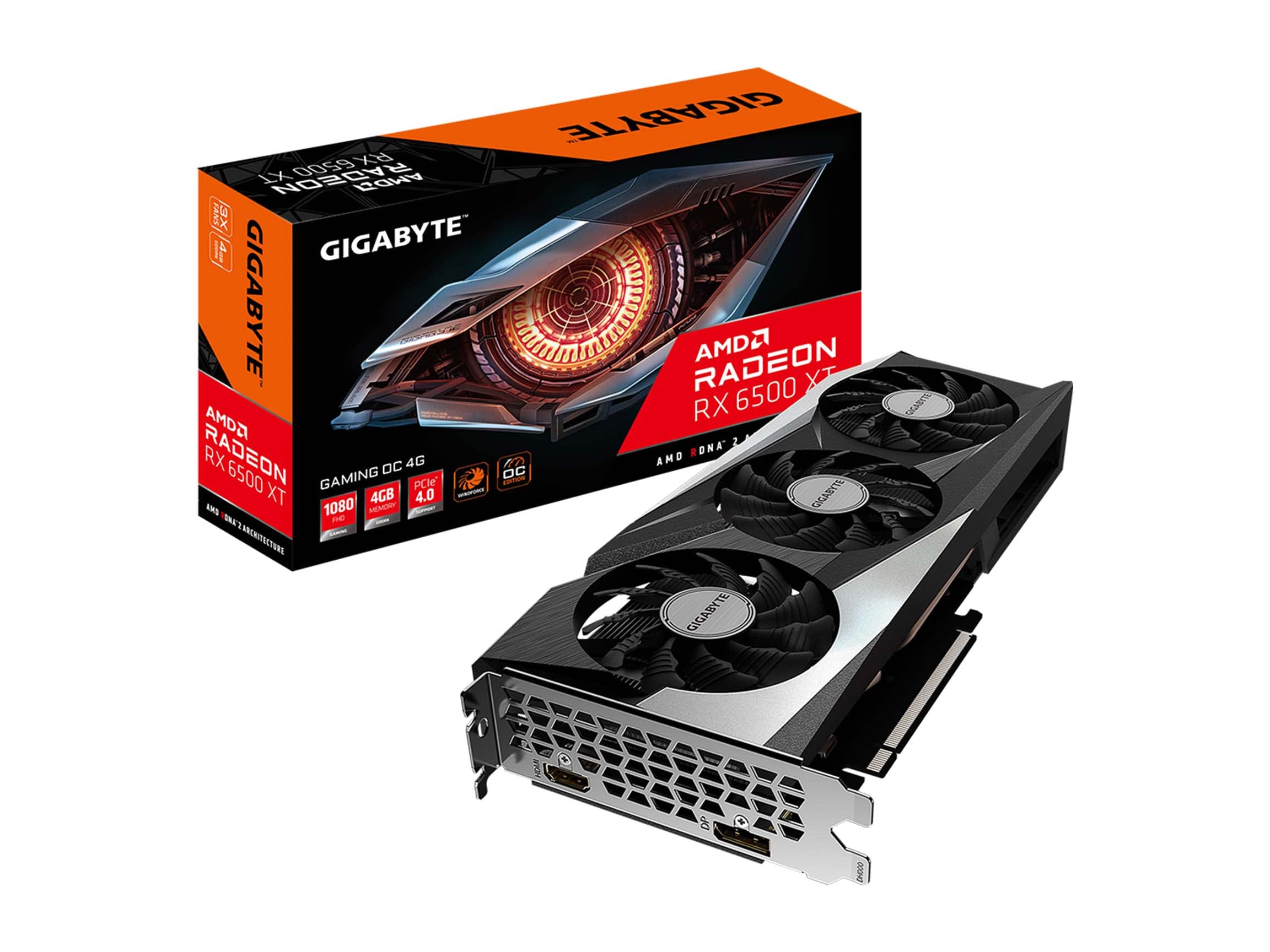 Amazon.com: GIGABYTE Radeon RX 6500 XT Gaming OC 4G Graphics Card