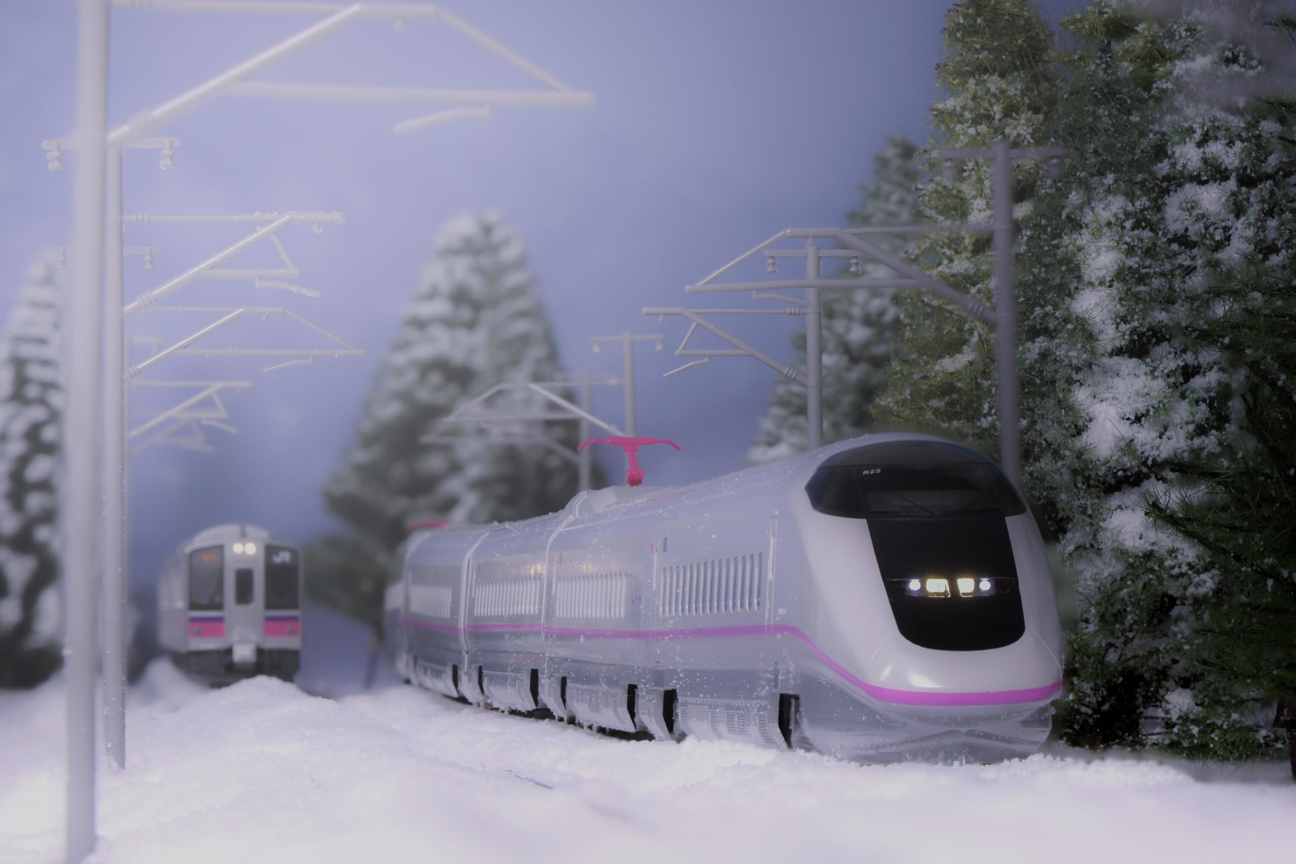 KATO E3系 秋田新幹線 30周年記念 桜ラッピング仕様 6両編成セット