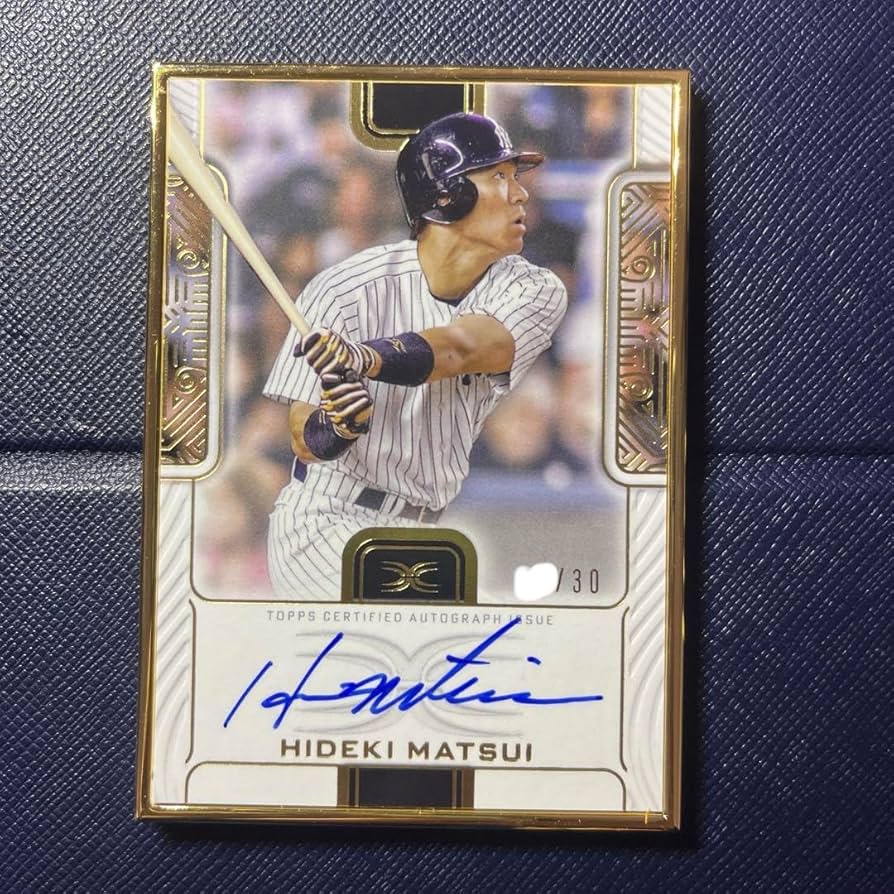 Amazon.co.jp: TOPPS 2023 Definitive 松井秀喜 サインカード : 文房具