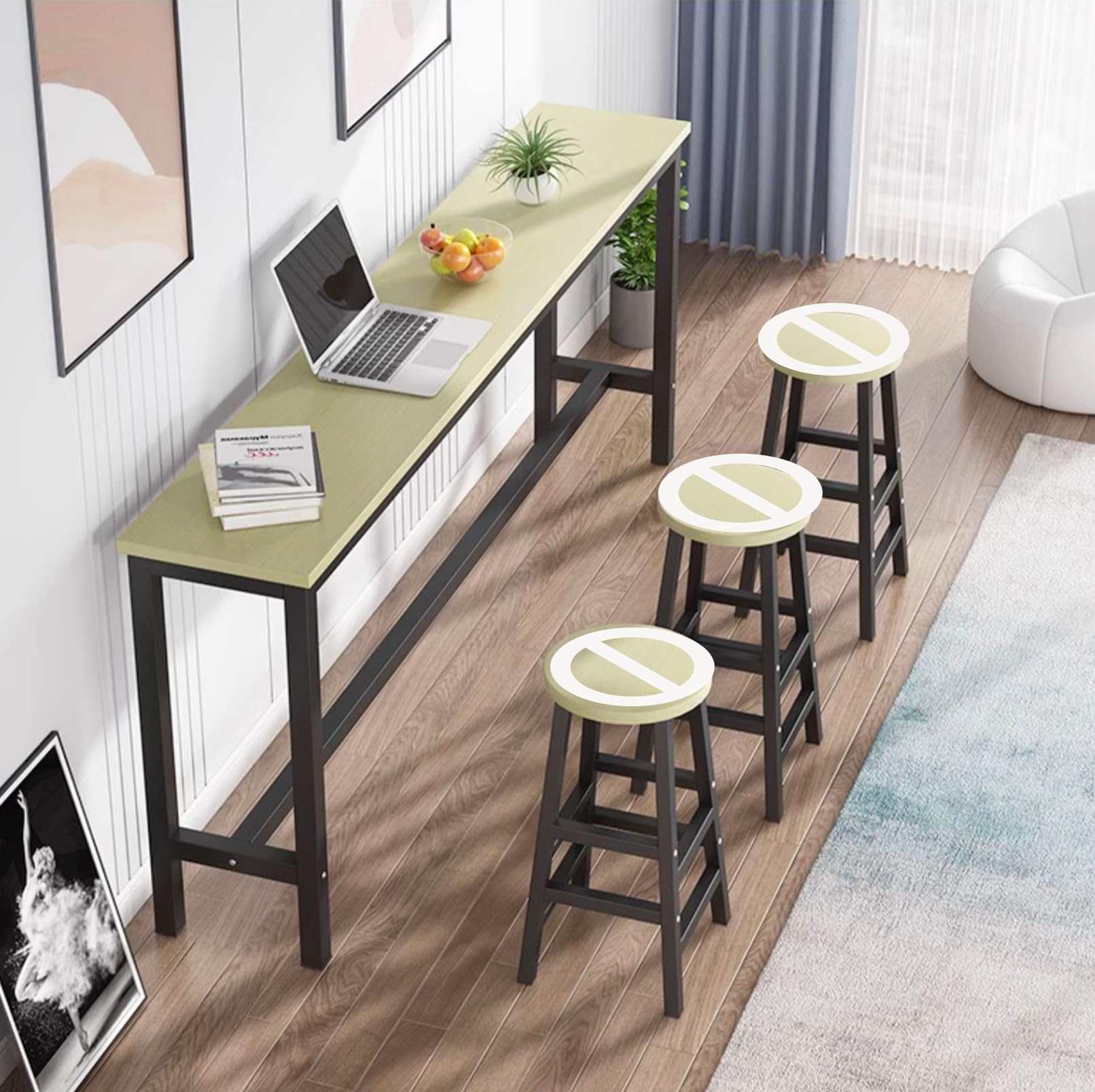 Amazon｜カウンターテーブル 高さ100cmバーカウンターテーブル