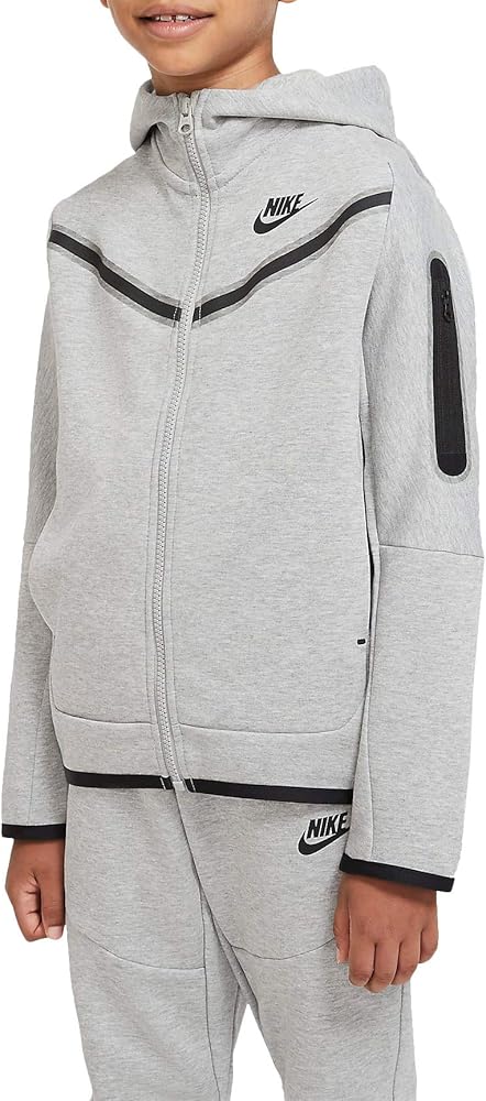 Amazon.com: Nike Boy's Sportswear Tech Full Zip Fleece (Little