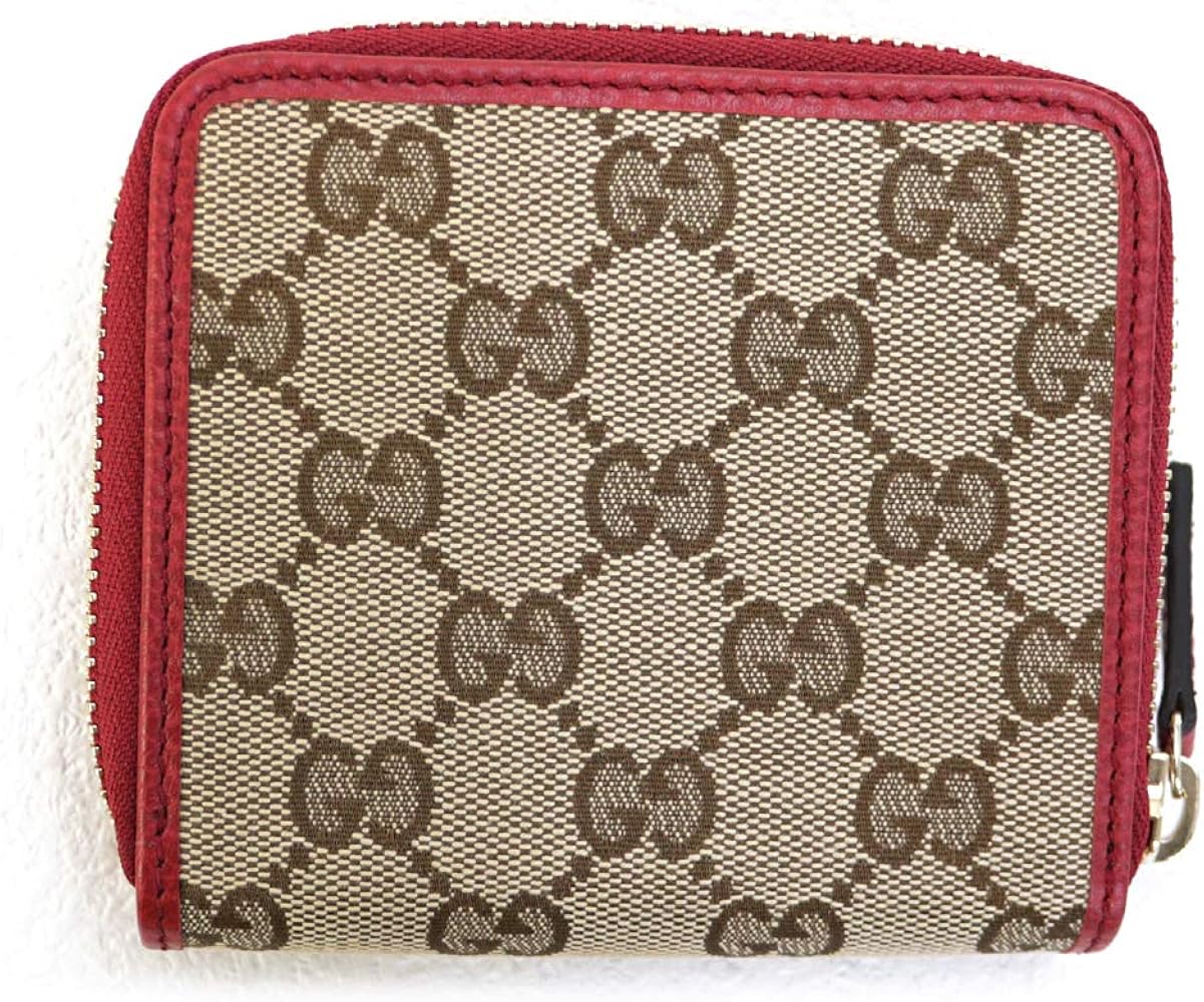 Amazon.co.jp: [グッチ] 財布 折財布 二つ折り GG キャンバス レザー